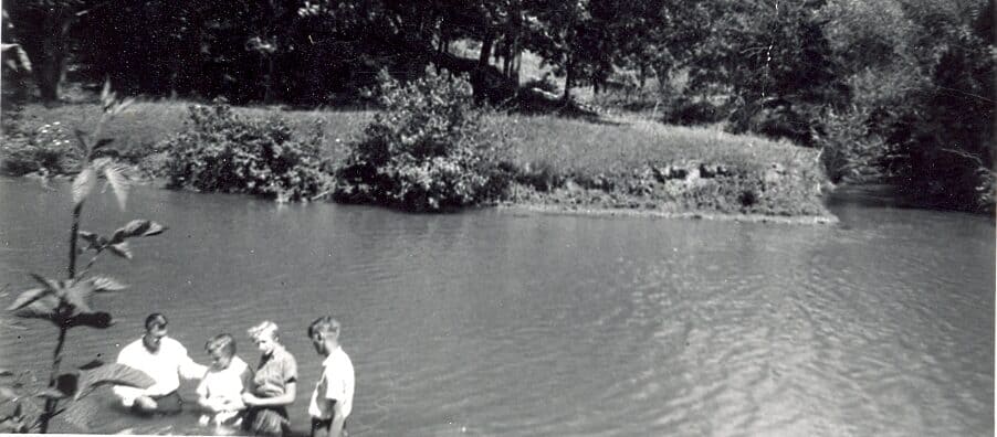 Baptism on the Little River 1959