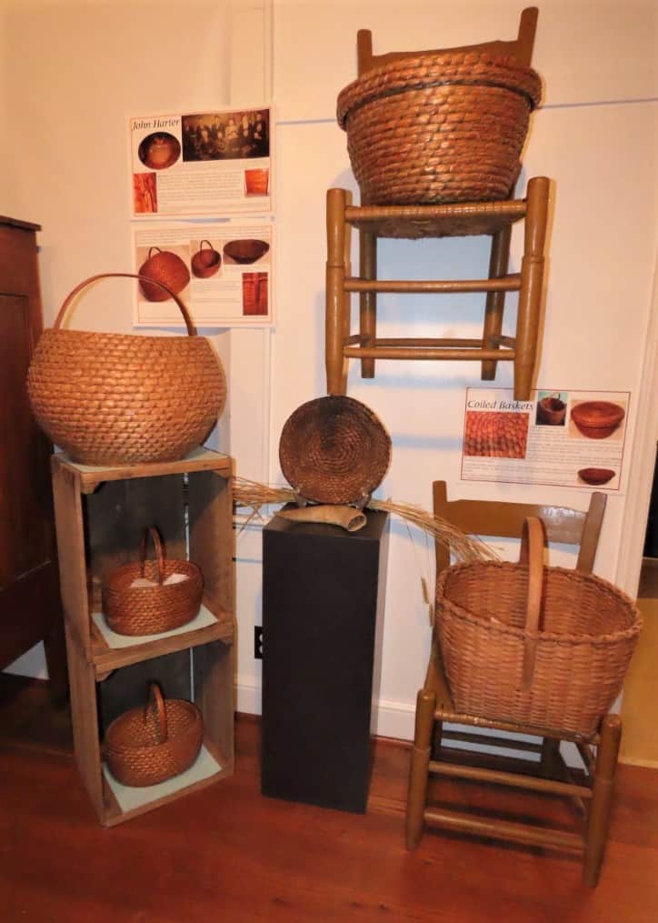 John Harter baskets from 2018 exhibit (private collections)